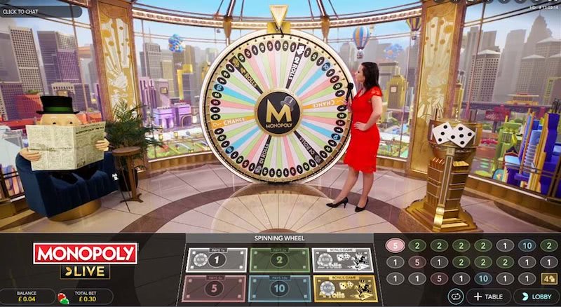 live dealer monopoly